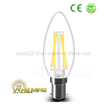 Ampoule de filament de C35 3.5W B15 Dim LED